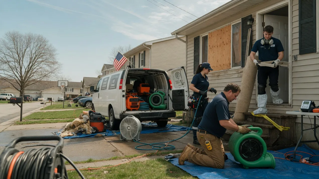 Water Damage Restoration in Dana, IL near me